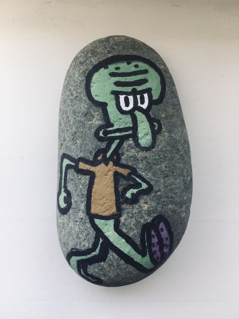 On My Own, Guitar Pick, Rock Painting, Painted Rocks, Super Easy, Music Instruments, Looks Great, Paintings, Electronic Products