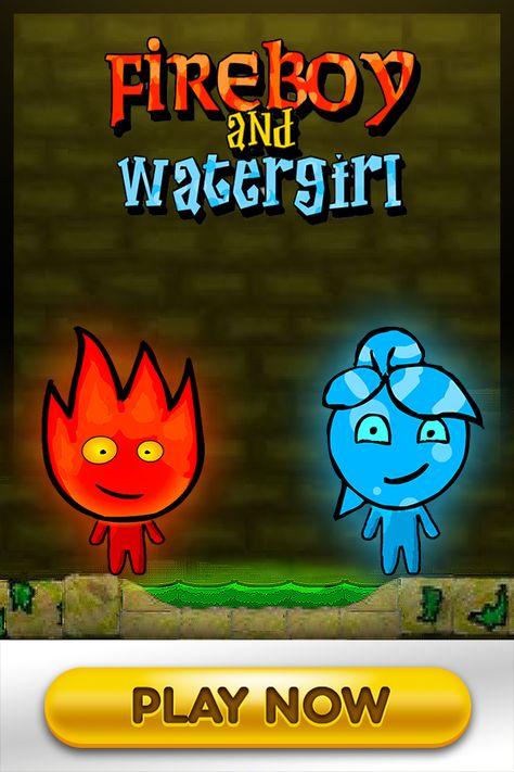 Fire Boy And Water Girl, Happy Wheels Game, Fire And Ice Game, Water Character, Nostalgia Games, Fire Vs Water, Fire Character, Fireboy And Watergirl, Water Girl