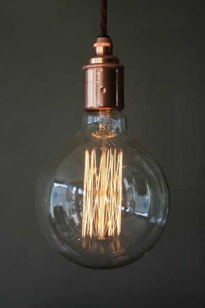 Vintage Style Filament Bulbs - Large Globe | discoverattic Globe Vintage, Smart Tiles, Filament Bulb Lighting, Vintage Light Bulbs, Attic Renovation, Casa Vintage, Attic Remodel, Thomas Edison, Bulb Light