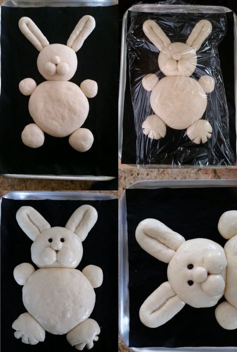 Dye Brown Eggs, Easter Bunny Bread, Easter Bunny Rolls, Oster Brunch, Easter Cookie Recipes, Easter Fun Food, Bunny Bread, Irish Kitchen, Eggs For Easter