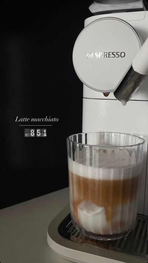 #nespresso #coffee #moderndesign #modern Coffee Station Ideas Nespresso, Nespresso Coffee Machine Aesthetic, Nespresso Lattissima, Nespresso Coffee, Coffee Corner, Italian Coffee, Pinterest Aesthetic, Coffee Station, Kitchen Inspo