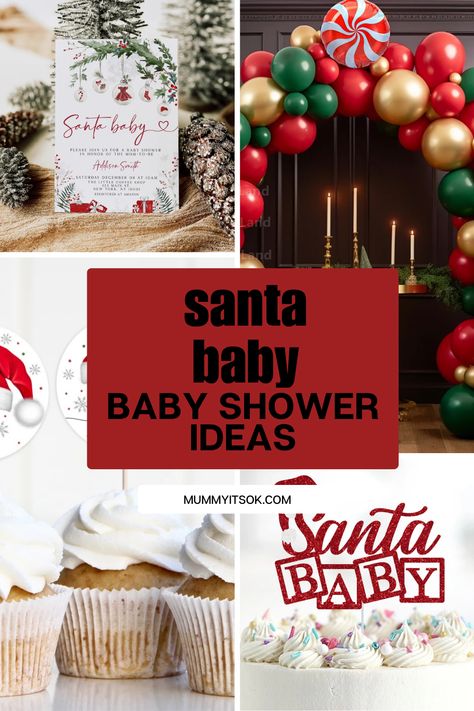 With these friendly Santa Baby baby shower ideas, you can create a festive celebration that joyfully welcomes a new addition to the family.

From charming decorations and delicious treats to engaging games and activities, your holiday-themed shower will leave a lasting impression on your guests.

Embrace the spirit of the season, enjoy the festivities, and make wonderful memories as you gather to celebrate the upcoming arrival of a little one! Great for a winter baby shower. Santa Baby Shower Theme, Sismas Party, Bundle Of Joy Baby Shower Ideas, Christmas Theme Baby Shower Ideas Girl, Christmas Baby Shower Centerpieces, Santa Baby Baby Shower Theme Decorations, Santa Baby Shower Ideas, Baby Shower Christmas Theme, Christmas Themed Baby Shower Ideas