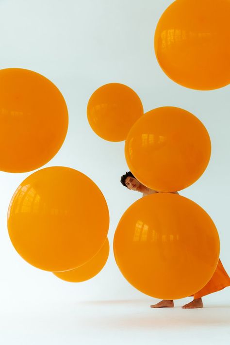 70s Disco Party, Creative Proposals, Beauty Products Photography, History Of Photography, Winter Love, Studio Lighting, Love Photography, Balloons, Orange