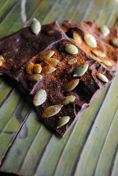 Spicy Chocolate Bark Chocolate Bark Recipe, Spicy Chocolate, Candy Bark, Mexican Chocolate, Bark Recipe, Chocolate Bark, Homemade Candies, Easy Chocolate, Candy Recipes