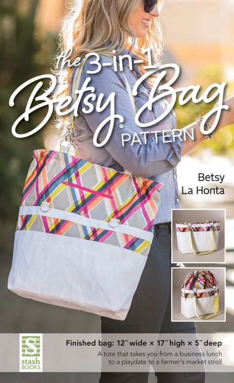 Spotlight: Betsy La Honta, Product Developer in the Maker World | Create Whimsy Pochette Diy, Sac Diy, Bag Sewing, Sewing Purses, Patchwork Bags, Tote Pattern, Sewing Projects For Beginners, Purse Patterns, Sewing For Beginners