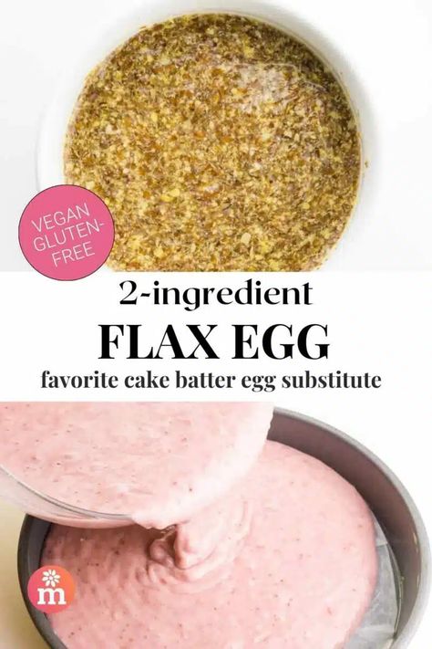 Easy Flax Egg Recipe for Vegan Cooking Flax Eggs Recipe, Egg Substitute For Baking, Flax Egg Recipe, Flax Seed Egg, Pecan Milk, Egg Substitute In Baking, Flax Eggs, Chia Egg, Vegan Egg Substitute