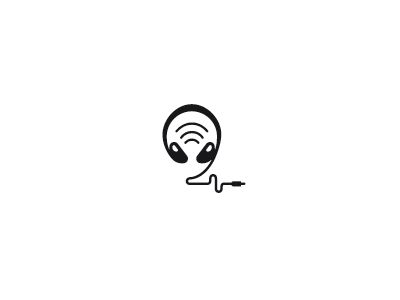 Earphones Tattoo, Headphone Tattoo Design, Headphones Tattoo Design Ideas, Simple Alien Tattoo Design, Headphones Tattoo Design, Headphones Logo, Small Cute Alien Tattoos, Alien With Headphones, Alien Music