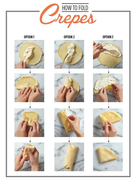 Basic Crepe Batter - Jamie Geller Filled Crepes, Shavuot Recipes, Crepe Batter, How To Make Crepe, Crepe Recipes, Dinner Appetizers, How To Fold, No Dairy Recipes, Dessert Appetizers