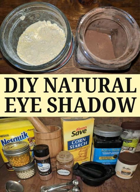 Eyeshadow Recipe, Natural Makeup Recipes, Diy Makeup Looks, Diy Eye Shadow, How To Make Eyeshadow, Natural Eye Shadow, Diy Makeup Recipe, Diy Eyeshadow, Makeup Recipes