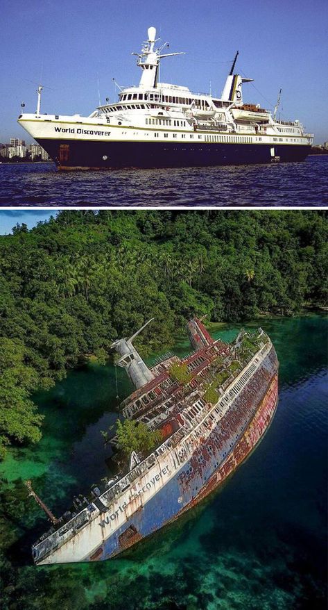 Sunken Boats, Sunken Ship, Artificial Reef, Underwater Art, When You See It, Wow Video, Shipwreck, Lake Superior, Weird World