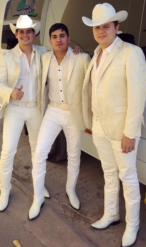 White Cowboy Outfit Men, Cowboy Boots With Suits Men, Vaquero Outfit Mexican Men, Suit With Cowboy Boots, Western Outfit Men, Cowboy Outfit Men, Mariachi Suit, Outfit Cowboy Boots, White Cowboy Boots Outfit