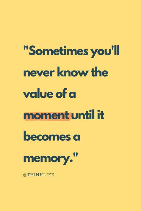 This aesthetic quote perfectly captures the importance of memories and living in the moment. If you love deep quotes that hit hard, save this for daily inspiration. A beautiful reminder to cherish every moment before it becomes a memory. ✨💛 Love Deep Quotes, Quotes With Deep Meaning, Academia Quotes, Aesthetic Visuals, Deep Quote, Quote About Life, Aesthetic Quote, Living In The Moment, Cherish Every Moment