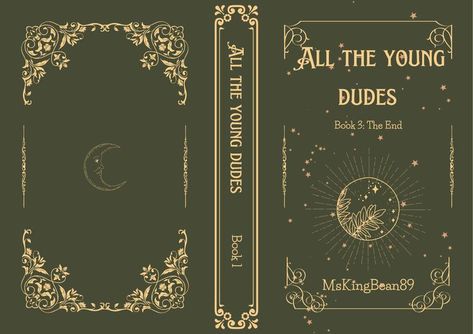 All The Young Dudes Book, Book Rebinding, Harry Potter Book Covers, Book Cover Art Design, Book Cover Design Inspiration, Book Binding Diy, All The Young Dudes, Vintage Book Covers, 카드 디자인