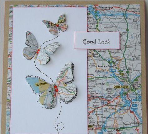 Good Bye Cards Handmade, Good Luck Card Ideas Handmade, Leaving Job Cards Handmade, New Job Card Ideas, New Job Cards Handmade, Good Luck Cards Handmade, Farewell Card Ideas Handmade, Goodbye Cards, Job Cards