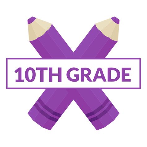 Two color pencil school 10th grade icon #AD , #SPONSORED, #Sponsored, #school, #icon, #grade, #pencil Grade 10 Logo, 10 Logo Design, School 5th Grade, 10 Logo, School Icon, Grade 10, 10th Grade, Electronic Media, Educational Projects