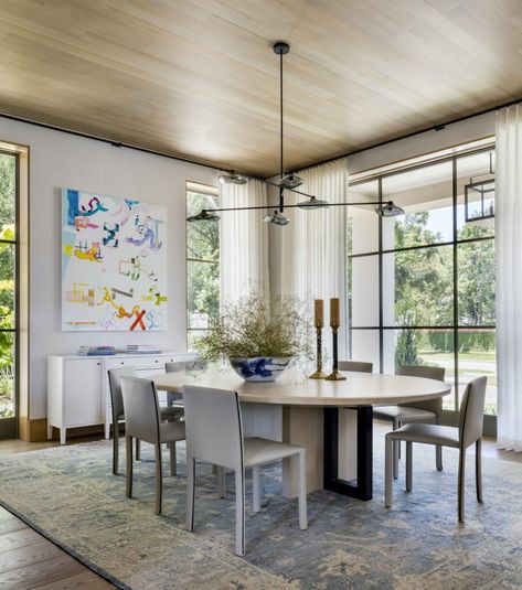 The Design Principles Marie Flanigan Swears By for a Timeless Home - The Interior Collective Transitional Modern Dining Room, Modern Traditional Decor, Marie Flanigan Interiors, Mid Century Remodel, Marie Flanigan, Dark Paint Colors, Timeless Home, Mudroom Design, Perfect Room