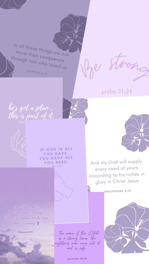 Purple Wallpaper With Bible Verse, Purple Bible, Religious Wallpaper, Family Bible Verses, Strength Bible Quotes, Christian Iphone Wallpaper, Purple Quotes, God Things, Wallpaper Bible