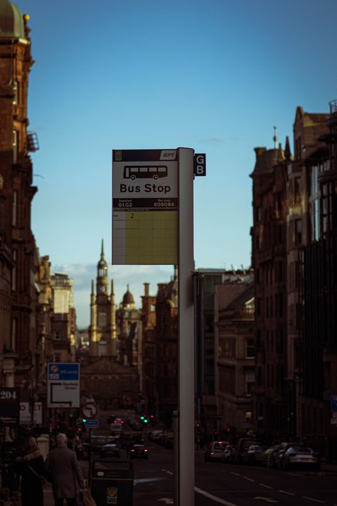 Glasgow city centre #glasgow #photography #busstop #vintage #citycentre Glasgow Landmarks, Glasgow Aesthetic, Glasgow Skyline, Glasgow Photography, Life In Uk, Glasgow City Centre, Life In London, Glasgow City, Your 20s