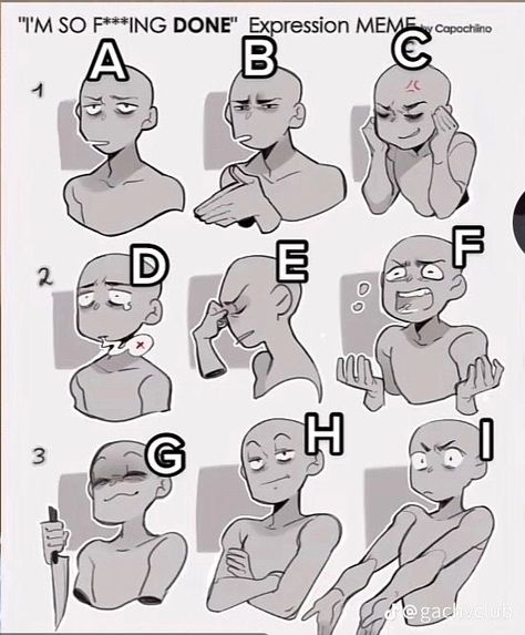 Calm Reference Pose, Awe Expression Reference, Excited Facial Expressions Drawing, Pouting Expression Drawing, Flushed Expression Drawing, Blank Expression Reference, Chibi Laughing Expression, Horrified Expression Reference, Mischievous Expression Drawing