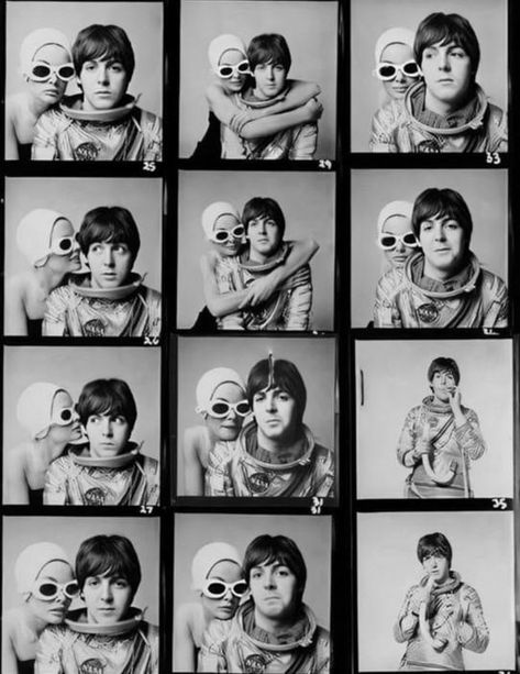 Sheet Photography, Contact Sheet, David Bailey, Paul Mccartney, The Beatles, Photography