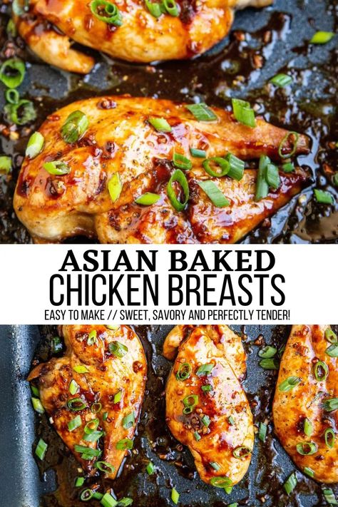 Paleo Asian Chicken Recipes, Lean Chicken Dinner, Aip Baked Chicken, Marinaded Chicken Breast In Oven, Asian Spices For Chicken, Meal Prep Baked Chicken, Asian Main Course, Asian Style Chicken Recipes, Asian Style Chicken Breast