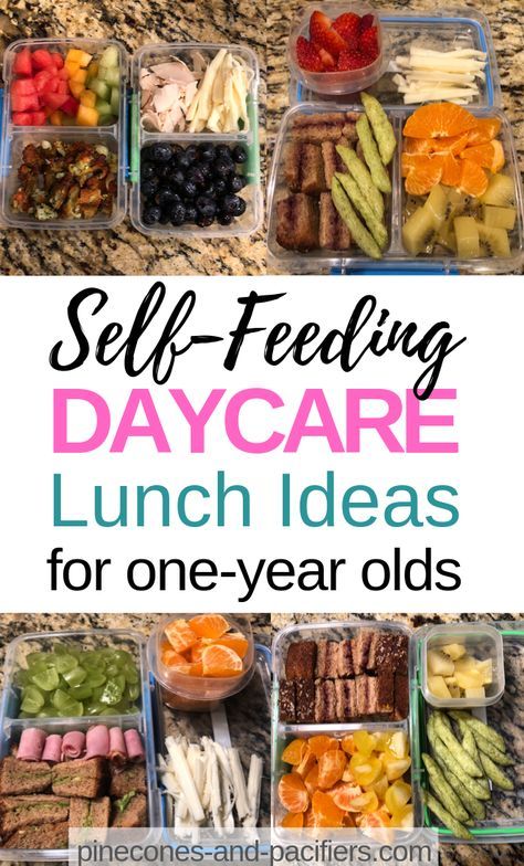 Self-Feeding Daycare Lunch Ideas for One Year Olds. What to pack your toddler for daycare lunch? I'm sharing my one-year-old self-feeding daycare lunch ideas for busy moms with young toddlers! #toddlermealideas #toddlermeals #blw #babyledweaning Lunch Ideas For One, Ideas For One Year Olds, Daycare Lunch Ideas, Daycare Meals, Baby Lunch, Preschool Lunch, Easy Toddler Meals, Cold Lunches, Toddler Lunches