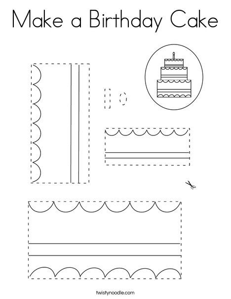 Birthday Cake Coloring Page, Preschool Birthday, Cake Coloring, Class Birthdays, Cake Templates, Birthday Activities, Holiday Lettering, A Birthday Cake, Cake Craft