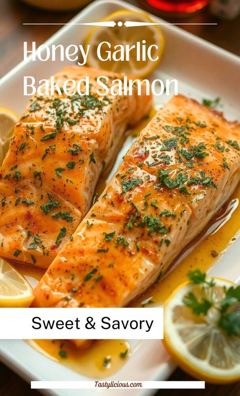 honey garlic baked salmon recipe best baked salmon recipe ideas baked salmon dinner ideas low carb dinner recipe ideas keto dinner recipe ideas family dinner recipe ideas Baked Salmon Dinner, Salmon Recipe Ideas, Garlic Baked Salmon, Dinner Ideas Low Carb, Best Baked Salmon Recipe, Honey Salmon Recipes, Best Baked Salmon, Salmon Dinner Ideas, Honey Baked Salmon