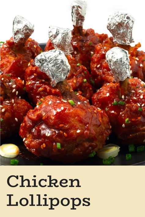 Chicken Lollipops Recipe, Healthy Finger Food, Chunky Beef Stew, Lollipops Recipe, Airfryer Chicken, Fish Cakes Recipe, Lollipop Recipe, Healthy Finger Foods, Chicken Lollipops