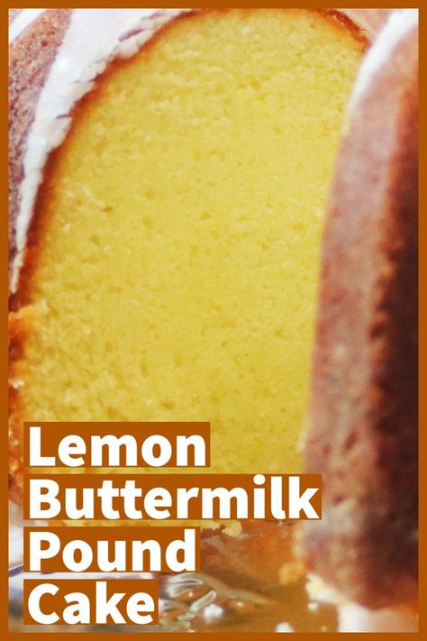 Looking for an over the top lemon dessert? This luscious lemon buttermilk pound cake is it. A simple pound cake recipe loaded with vibrant lemon flabor and topped with a tangy lemon glaze. Clike here for this easy, homemade, from scratch pound cake recipe. #poundcakelove Lemon Buttermilk Pound Cake With Glaze, Recipes For Pound Cakes, Moist Lemon Pound Cake With Glaze, Lemon Buttermilk Pound Cake Recipes Moist, Homemade Lemon Pound Cake With Glaze, Old Fashioned Lemon Pound Cake, Pound Cake Recipes Videos, 7up Pound Cake Recipes Moist, Southern Pound Cake Recipes Moist