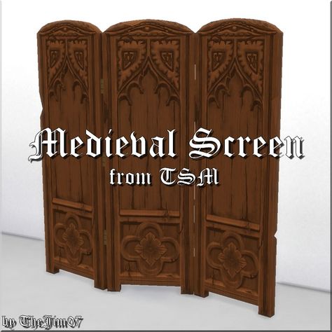 Sims 4 Medieval, Medieval Bed, Sims 4 Decades Challenge, Sims Medieval, Medieval Decor, Medieval Furniture, Fur Bedding, Royal Furniture, Medieval Houses