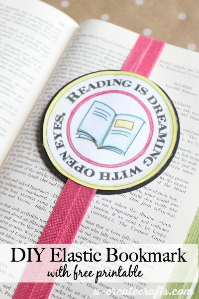 DIY Elastic Bookmark - U Create Enterprise Ideas, Makerspace Ideas, Recycled Diy, Quote Stencils, Diy Elastic, Tootsie Pop, Maker Space, Kid Craft, Eyes Open