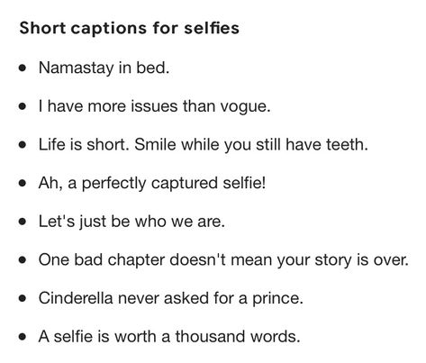 Bed Captions Instagram, Short Captions For Selfies, Caption For Profile Picture, Insta Caption, Namastay In Bed, Whatsapp Profile, Selfie Captions, Whatsapp Profile Picture, Life Is Short