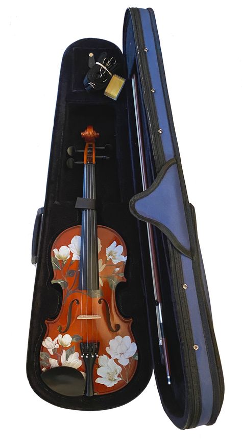 Custom Violin, Natural Outfit, Kou Diabolik Lovers, Violin Outfit, Cool Violins, Violin Design, Violin Art, Instruments Art, Violin Case