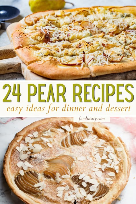 What To Do With Pears From Tree, Recipes For Canned Pears, Pear Entree Recipes, Wild Pear Recipes, Seckle Pear Recipes, Savoury Pear Recipes, Savory Pears Recipes, Grilled Pears Recipes, Asian Pear Recipes Healthy