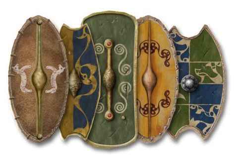 Celtic / Gallic Shields Celtic History, Celtic Shield, Frank Morrison, Celtic Warriors, Ancient Celts, Viking Designs, Ancient Warfare, Celtic Culture, Celtic Art