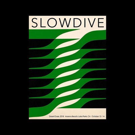 Icographica on Instagram: “#repost from @terracottaprints  Printed poster for Slow Dive at Desert Festival, by @aaronlowell” Slow Dive, Desert Festival, Instagram Repost, Graphic Design Posters, Diving, Poster Design, Plant Leaves, Graphic Design, Festival