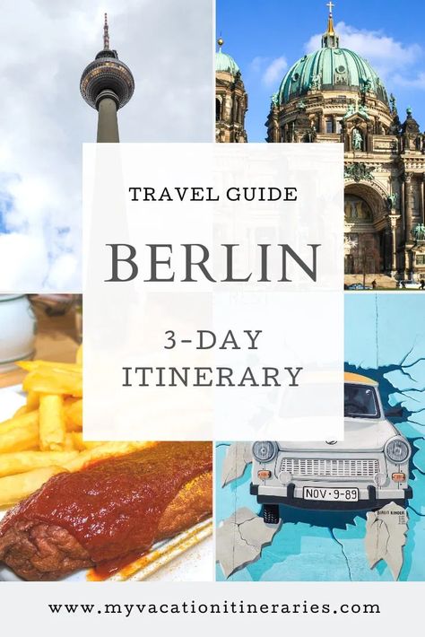 3-Day Itinerary for Berlin 3 Days In Berlin Travel Guide, Berlin Day Trips, Outfits For Berlin, Berlin In 3 Days, Berlin Fall Outfits, Berlin Itinerary 3 Days, 3 Days In Berlin, Berlin Sights, Berlin Itinerary