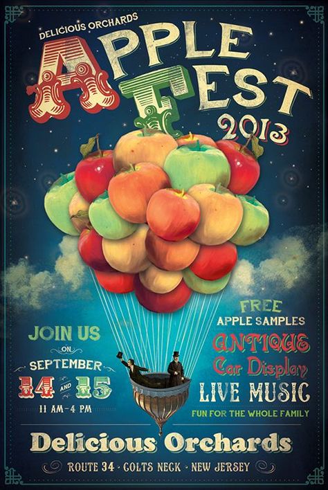 Cider Festival, Lil Woodzeez, Baked Pies, Food Posters, Christmas Party Poster, Apple Festival, Creative Marketing Agency, Apple Season, Apple Cider Donuts