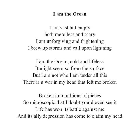 Ocean Poem, Sea Poems, Poems Beautiful, Hijab Tutorial, Words Quotes, The Ocean, Writing, Quotes