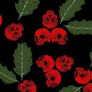 Christmas Goth, Yule Crafts, Holly Bush, Goth Christmas, Spooky Christmas, Christmas Horror, Gothic Pattern, Creepy Christmas, Christmas Aesthetic Wallpaper