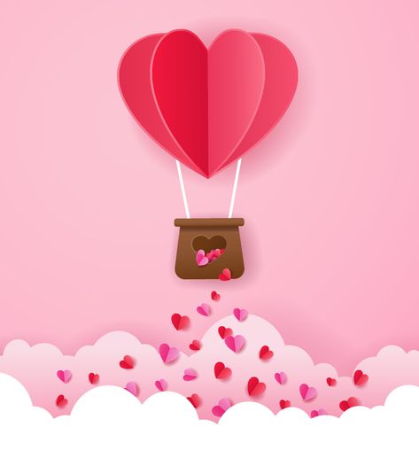 Download the Paper art style of red heart shaped hot air balloon flying to the pink sky through the clouds 7796672 royalty-free Vector from Vecteezy for your project and explore over a million other vectors, icons and clipart graphics! Teachers Day Card, Heart Box, Pink Sky, The Clouds, Hot Air Balloon, Air Balloon, Hot Air, The Pink, Red Heart