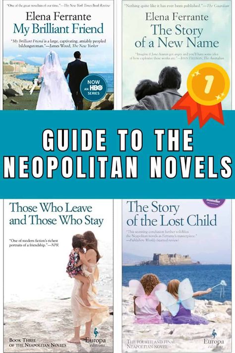 Guide to My Brilliant Friend Book Series (Neopolitan Novels) My Brilliant Friend Book, My Brilliant Friend, How To Read More, Celebrity Books, Elena Ferrante, Friend Book, Female Friendship, Beloved Book, Hbo Series