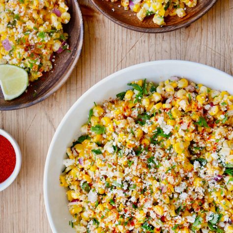 Elote Corn Salad Elote Off The Cob Recipe, Elote Recipe Off The Cob, Elote Salad Recipe, Elote Corn Recipe, Elote Corn Salad, Jalapeno Grilled, Elote Salad, Elote Seasoning, Elote Preparado