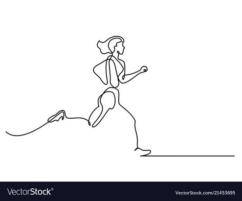 Physio Logo, Running Icon, Runner Tattoo, Running Drawing, Running Woman, Advanced Higher Art, Running Art, One Line Drawing, Continuous Line Drawing