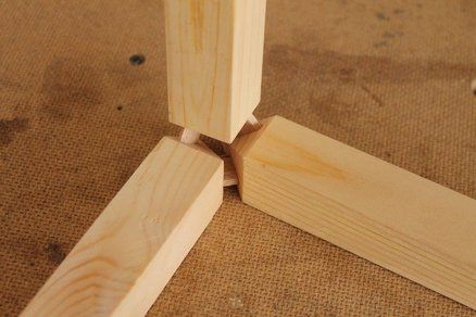 Three-way mitre joint made (a little) easier Joinery Details, Wood Joints, Vintage Industrial Furniture, Woodworking Joints, Wood Joinery, Wooden Blocks, Industrial Furniture, Vintage Industrial, Easy Projects