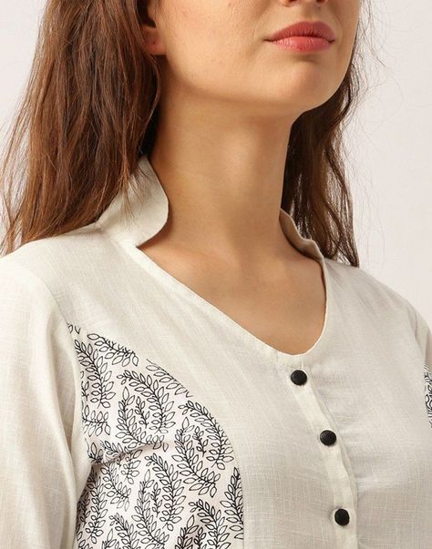 High Neck Kurti Design, High Neck Kurti, Neck Design For Kurti, Collar Kurti Design, Design For Kurti, Chudi Neck Designs, Chudidhar Neck Designs, Salwar Neck Designs, Churidar Neck Designs