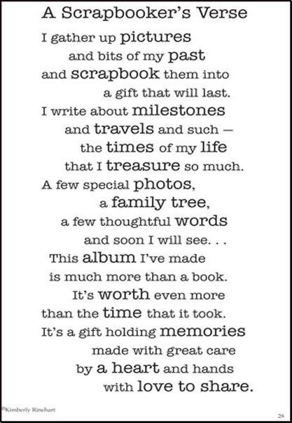 Scrapbook Poems, Scrapbooking Quotes, Crafting Quotes, Scrapbooking Titles, Card Verses, Beautiful Scrapbook Layouts, Scrapbook Quotes, Creative Memories Scrapbooking, Scrapbook Titles