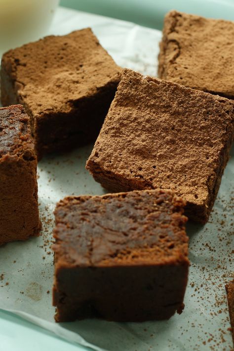 NYT Cooking: Truffle brownie Mexican Fudge, Truffle Brownies, Berry Recipes, Cake Mug, Mexican Chocolate, Eat Happy, Gluten And Dairy Free, Vegan Brownie, Desserts Vegan