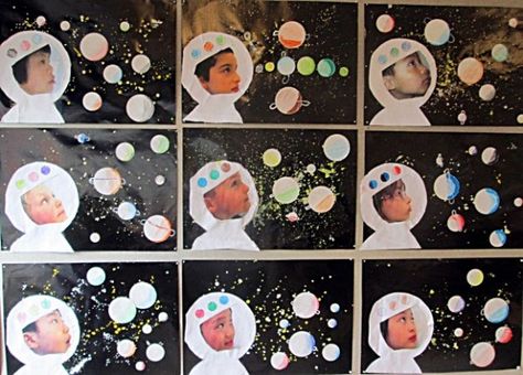 Outer Space Crafts, Space Theme Classroom, Space Theme Preschool, Space Preschool, Space Crafts For Kids, Space Classroom, Outer Space Theme, Space Activities, Space Projects